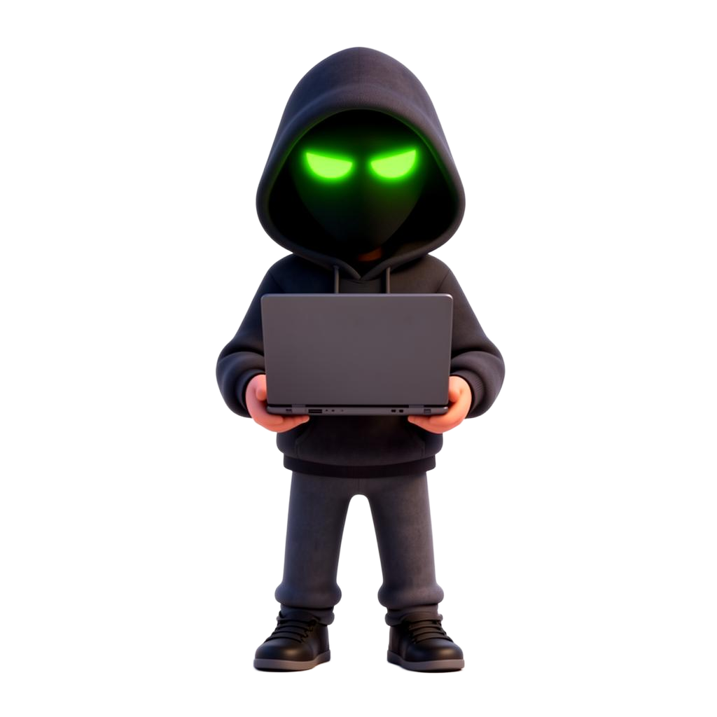 Wikiservices hacker mascot